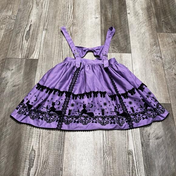 Her Universe Studio Ghibli Kiki's Delivery Service Purple Suspender Skirt xl - Picture 7 of 13